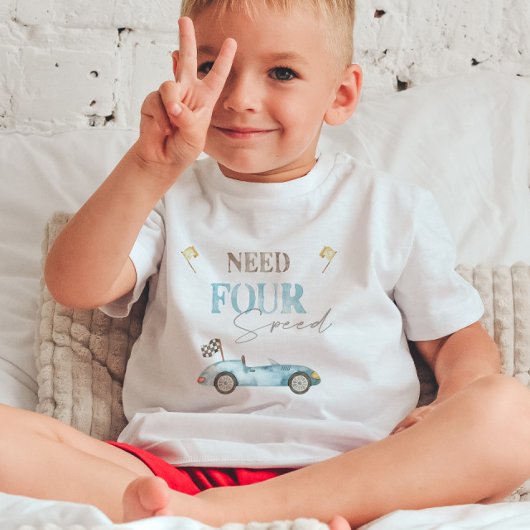 Need FOUR Speed Verjaardag T-shirt