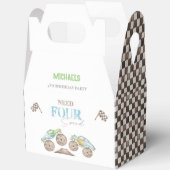 Need VIER Speed Blue Monster Trucks Favoriete Box Bedankdoosjes (Open)