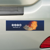NeedGod.net Auto Decal Bumpersticker (Op auto)