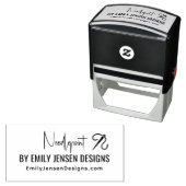 Needle Needlepoint #1 Bedrijfsnaam Website URL Zelfinktende Stempel (In situ)