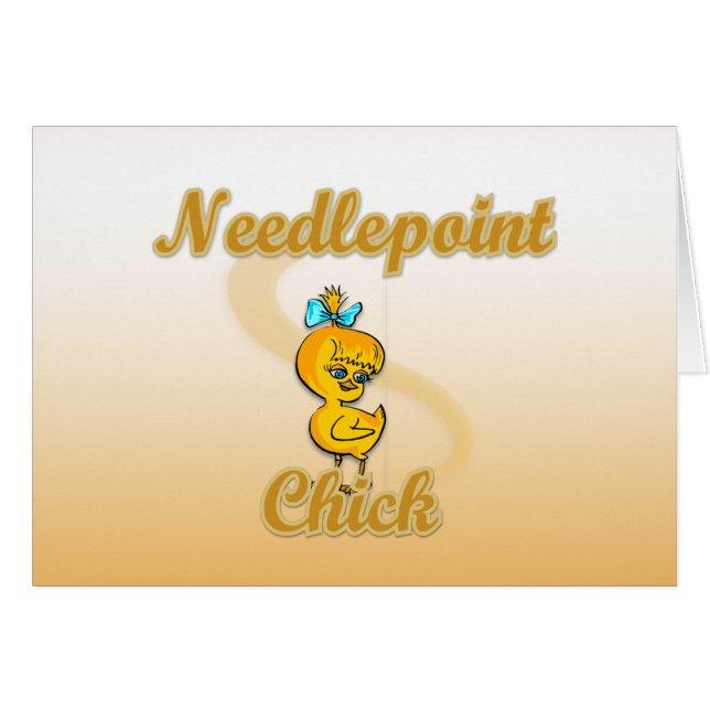 Needlepoint Chick (Voorkant Horizontaal)