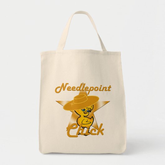 Needlepoint Chick #10 Tote Bag (Voorkant)