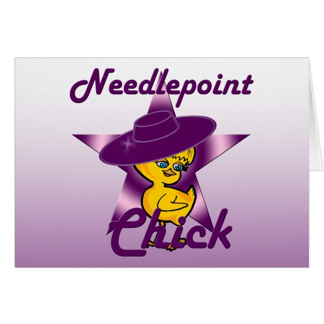 Needlepoint Chick #9 (Voorkant Horizontaal)
