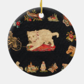Needlepoint Kitty Cat Ornament (Achterkant)