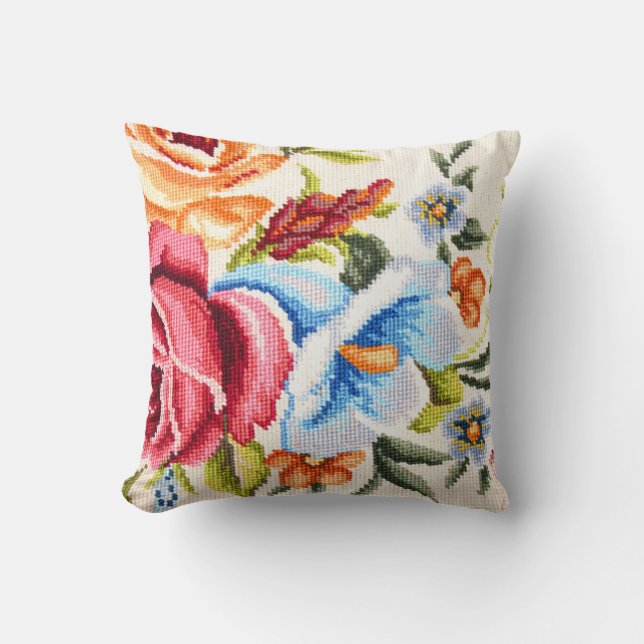 Needlepoint Pillow Kussen (Voorkant)