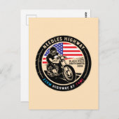 Needles Highway South Dakota Motorcycle Briefkaart (Voorkant / Achterkant)