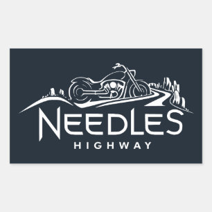 Needles Highway South Dakota Motorcycle Rechthoekige Sticker