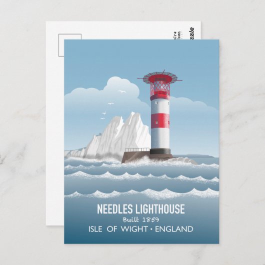 Needles Lighthouse Briefkaart (Voorkant / Achterkant)