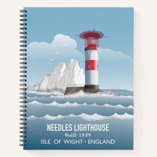 Needles Lighthouse Notitieboek (Voorkant)