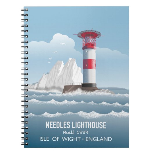 Needles Lighthouse Notitieboek (Voorkant)