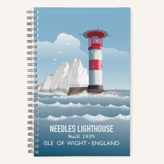 Needles Lighthouse Notitieboek (Voorkant)