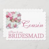 Neef alsjeblieft Bridesmaid Kaart (Voorkant / Achterkant)