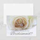 Neef alsjeblieft Bridesmaid Kaart (Voorkant / Achterkant)