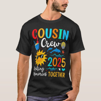 Neef bemanning 2025 Zomervakantie Strand Familiere T-shirt