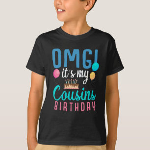 Neef Birthday Cake Funny Balloon Kind T-shirt