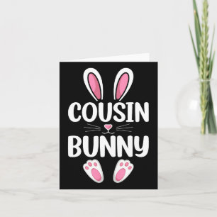 Neef Bunny Matching Familie Neef Paasdag Kaart
