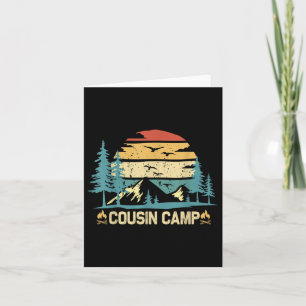 Neef Camp Vrienden Zomer Familie Camping Vakantie Kaart