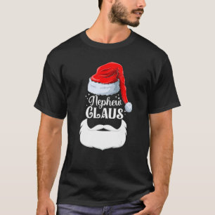 Neef Claus Kerst Overeenkomende Familie Echtgenoot T-shirt
