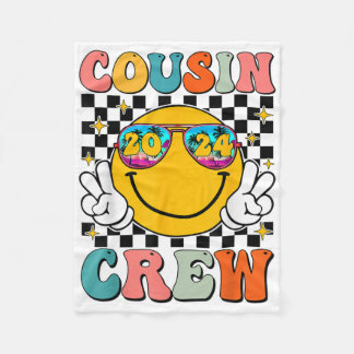 Neef Crew 2024 Familie Zomer Vakantie Strand Gezon Fleece Deken