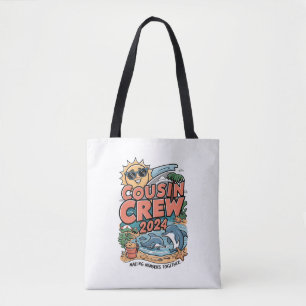 Neef crew 2024 Zomer Vakantie Strand Familie Trip Draagtas