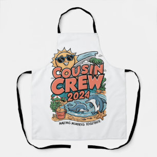 Neef crew 2024 Zomer Vakantie Strand Familie Trip Schort