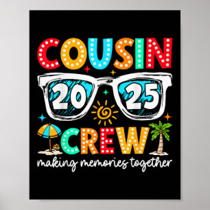 Neef Crew 2025 Zomer Vakantie Strand Familie Trip Poster