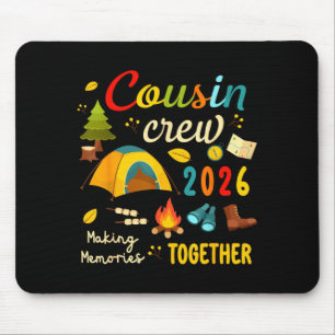 Neef crew 2026 maakt herinneringen neven trip kind muismat