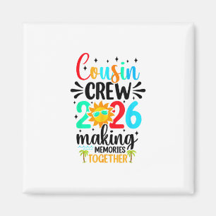 Neef Crew 2026 Zomer Vakantie Strand Familie Trip Magneet