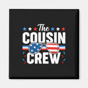 Neef Crew 4 juli Patriottische Amerikaanse familie Magneet