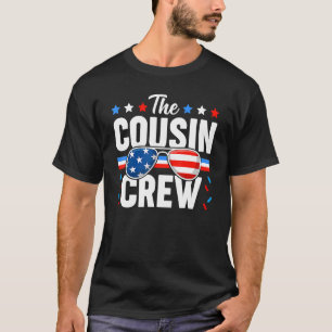 Neef Crew 4 juli Patriottische Amerikaanse familie T-shirt