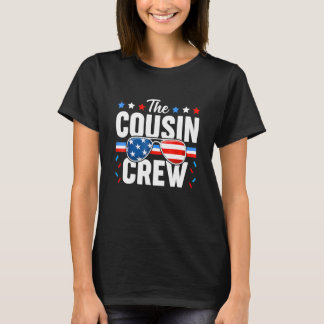 Neef Crew 4 juli Patriottische Amerikaanse familie T-shirt