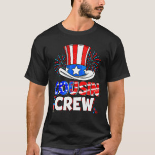Neef Crew 4th van juli Vuurwerk Pet US American T-shirt