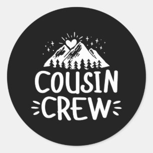 Neef Crew Camping Outdoor Mountain Summer Ronde Sticker