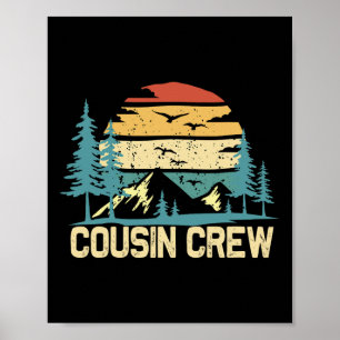 Neef Crew Kampeer Vrienden Zomer Familie Vakantie Poster