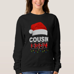 Neef Crew kerstlampjes Santa Hat Xmas Funny Trui