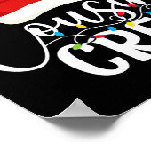 Neef Crew Kerstmis Matching Xmas Lights Panama Poster (Hoek)