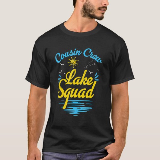 Neef Crew Lake Squad Family Vacking Lake Trip T-shirt (Voorkant)