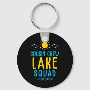 Neef Crew Lake Squad Zomer Vakantie Familie Match Sleutelhanger