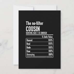 Neef Crew Nutritional Feit the No-Filter no fil Kaart