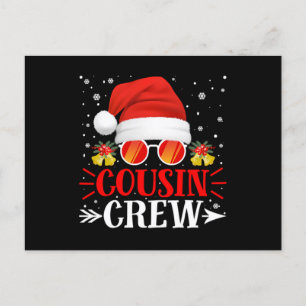 Neef Crew Santa Kerstmis.png Uitnodiging Briefkaart