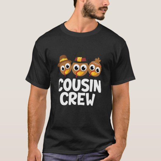 Neef Crew Turkey Matching Family Thanksgiving Pj T-shirt (Voorkant)