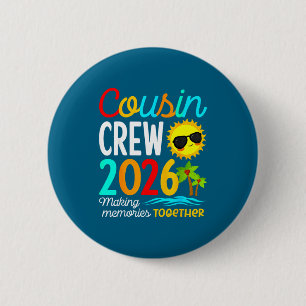 Neef Crew Zomer Vakantie Strand Kunstwerk Ronde Button 5,7 Cm