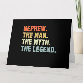 Neef De Man Mythe Legende Vaderdag Kaart