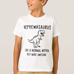 Neef Dinosaur T-shirt Nephewasaurus T-Shirt