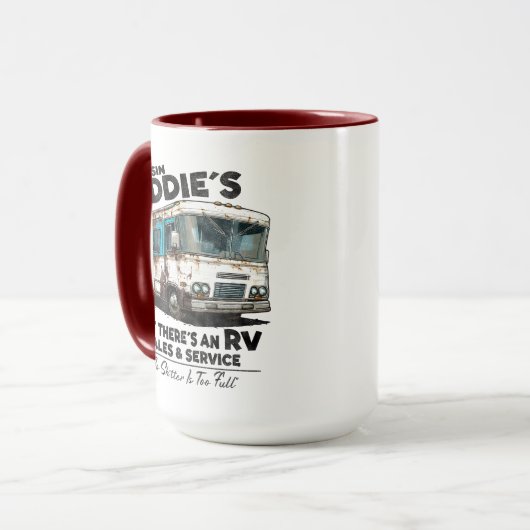 Neef Eddie's RV Sales en Service Mok (Voorkant links)