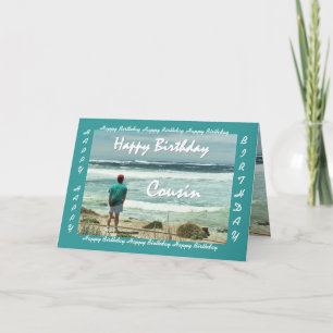 NEEF Happy Birthday - Man en oceaangolven Kaart