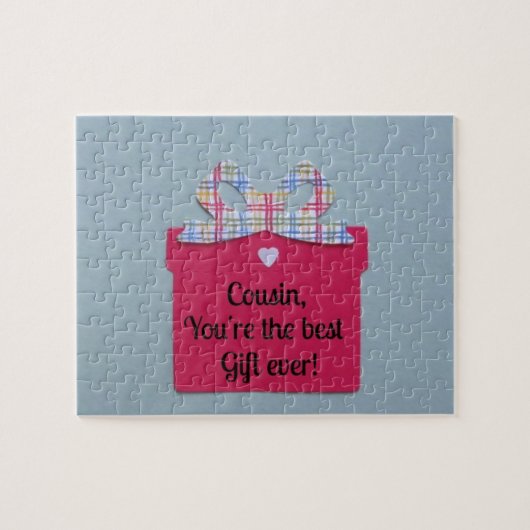 Neef, je bent de beste cadeau ooit. legpuzzel (Horizontaal)