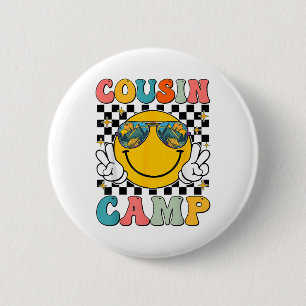 Neef Kamp 2025 Familie Vakantie Zomer Camping Cr Ronde Button 5,7 Cm