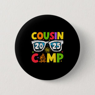 Neef Kamp 2025 Familie Vakantie Zomer Kamperen 1 Ronde Button 5,7 Cm