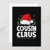 Neef met kerstbuffel rode pijamas X- Kaart (Voorkant / Achterkant)